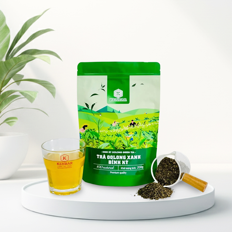 Trà olong xanh đỉnh ký
