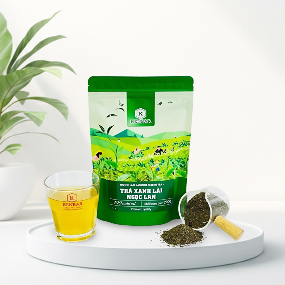 Trà xanh lài ngọc lan